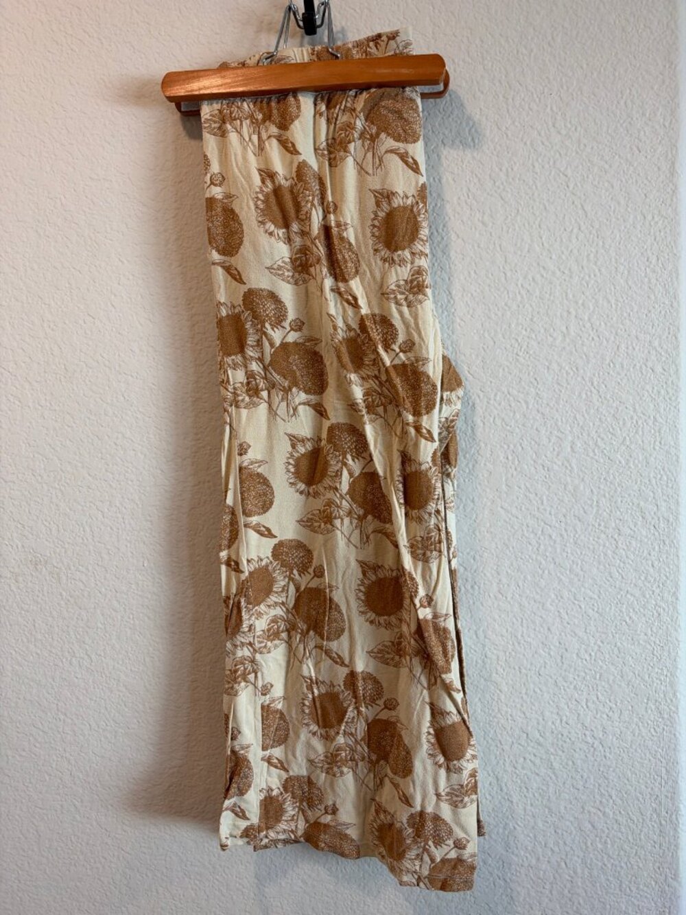 Kate Quinn Sunflower Wide Leg Pants Women's XL